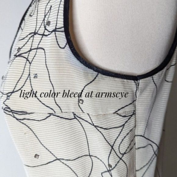 Vintage 50s Party Dress Circle Skirt Side Pockets Hand Sewn Midi - Picture 13 of 16